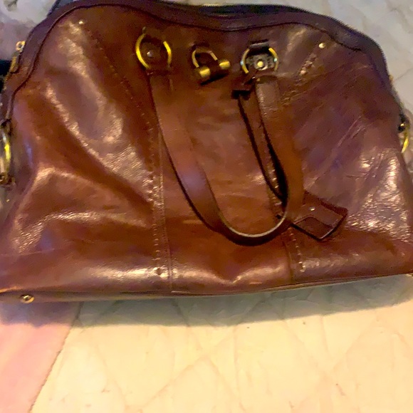 Authentic YSL Muse Bag Brown Leather - Picture 1 of 10